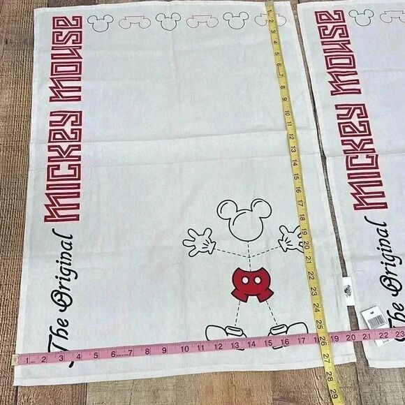 NWT Disney Parks The Original Mickey Mouse Cotton Kitchen Dish Tea Towels-  Set - Picture 5 of 7